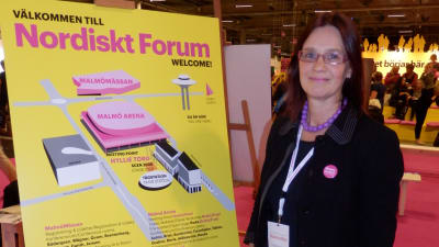 Peggy Heikkinen vid Nordiskt Forum i Malmö