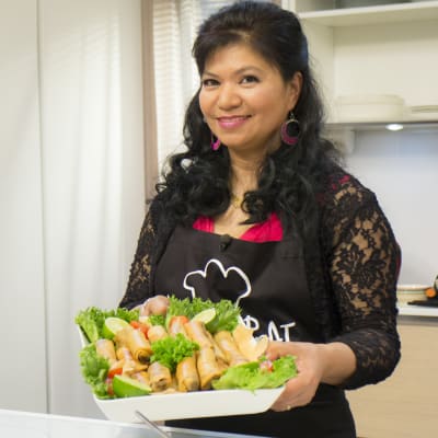 Evelyn Reynoso-Klemets gästar Mat och Prat.