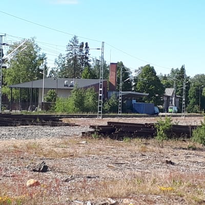 Järnvägen i Jakobstad.