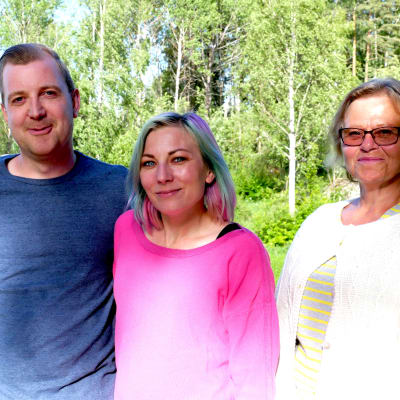 Staffan Nylund, Ann-Sofie Finne och Yvonne Renqvist.