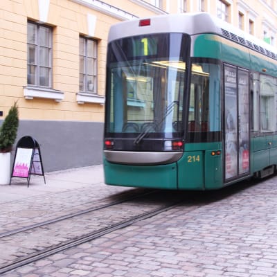 spårvagn nummer 1.