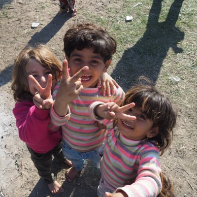Syriska flyktingbarn i Turkiet.