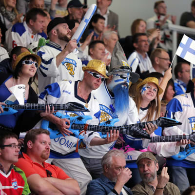 Finländska anhängare, ishockey-VM 2016.