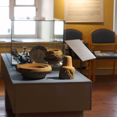 Utställning i Lovisa museum.