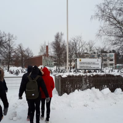 Donnerska skolan och Karleby svenska gymnasium.