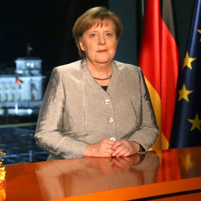 Angela Merkels bandade nyårshälsning sänds på måndag kväll