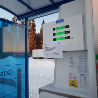Gasumin Kuopion kaasuautojen tankkauspiste