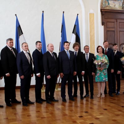 Estlands regering den 29 april 2019.