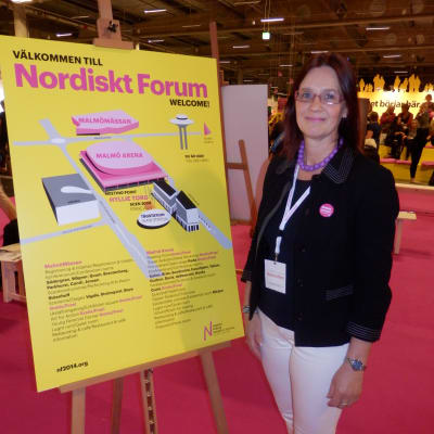 Peggy Heikkinen vid Nordiskt Forum i Malmö