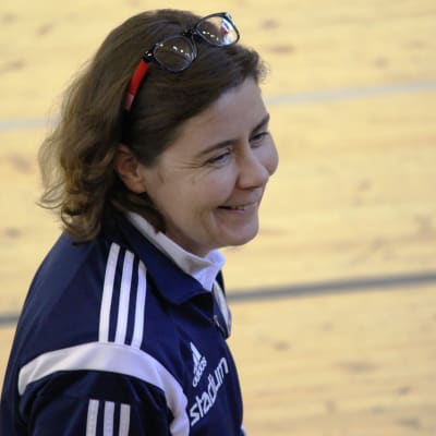HIFK:s damtränare Birgitta Lindholm.