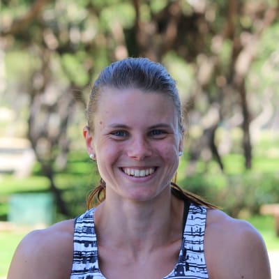 Jonna Julin, läger i Portugal, våren 2016.