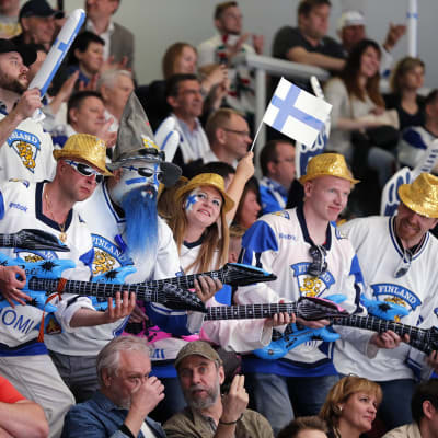 Finländska anhängare, ishockey-VM 2016.