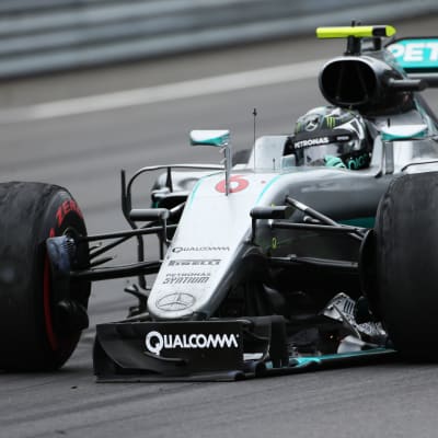 Nico Rosberg i sin Mercedes.