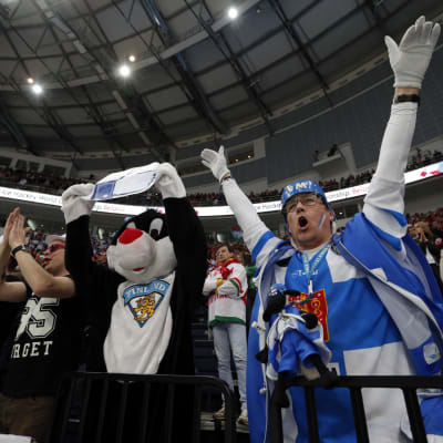 Lejonfans i Minsk