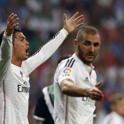 Cristiano Ronaldo och Karim Benzema