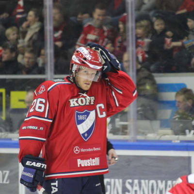 Toni Söderholm, HIFK:s kapten.