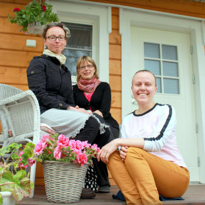 Pia Smeds, Paula Löfvik och Jenny Öist