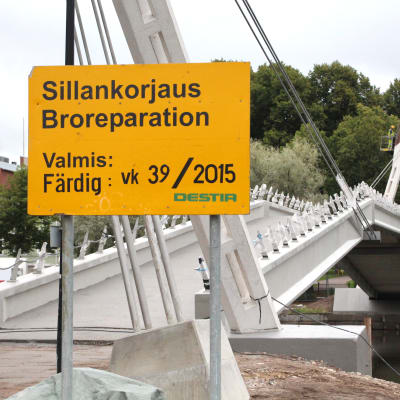 Gångbron i Borgå.