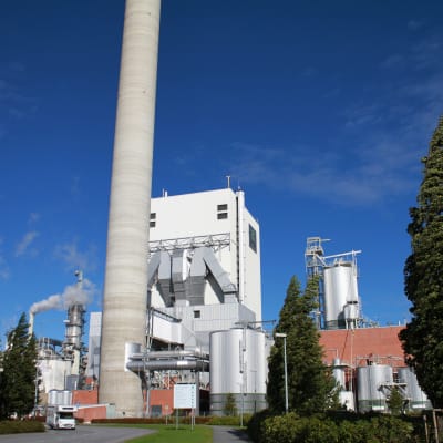 UPM, pappersfabriken, i Jakobstad