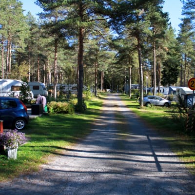 Campingområdet i Fäboda