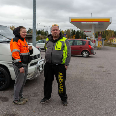 Bilchaufförer  på paus.