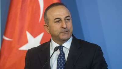 Turkeits utrikesminister Mevlut Cavusoglu i februari 2016.
