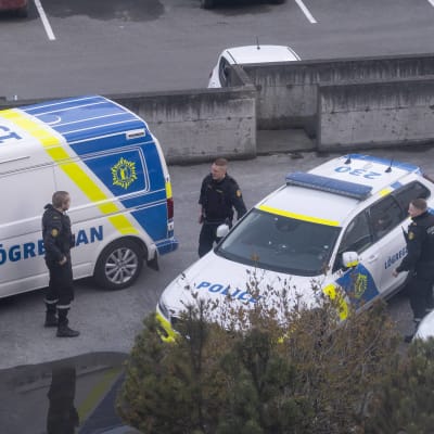 Arkivbild på en polisoperation i Reykjavik.