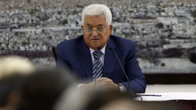 Palestiniernas president Mahmoud Abbas