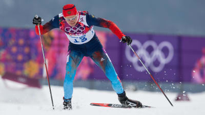 Nikita Krjukov i farten under OS i Sotji.