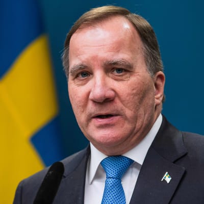 Sveriges statsminister Stefan Löfven den 31 mars 2020.