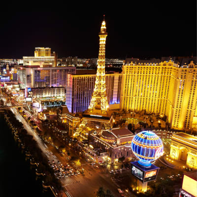 Vy över Las Vegas.
