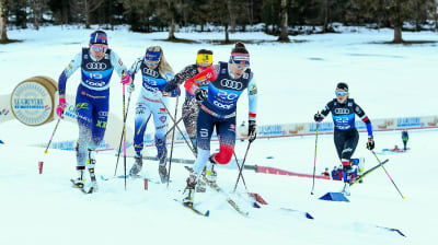 Heidi Weng och Kerttu Niskanen bland annat, skidar under världscupssäsongen.