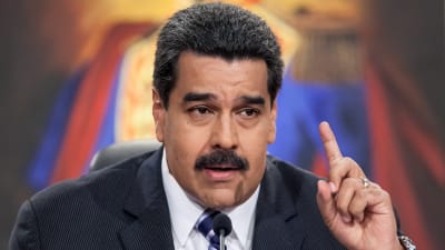 Venezuelas president Nicolas Maduro talar om ekonomin 30.12.2014