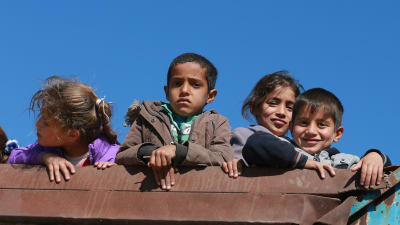 Barn i Mosul.