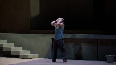 Evelyn Herlitzius i titerollen som Elektra på Nationaloperan.