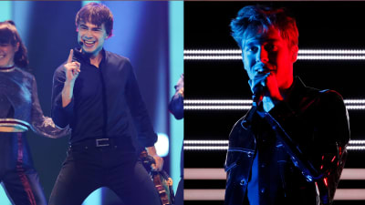 Alexander Rybak och Benjamin Ingrosso.