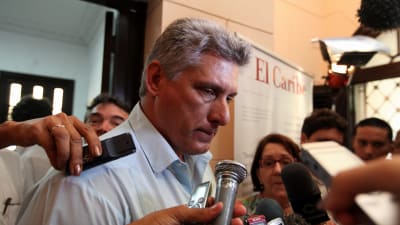 Kubas nya president Miguel Diaz-Canel.