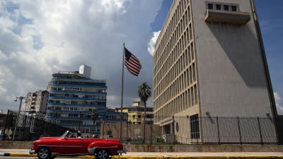 USA:s ambassad i Havanna, Kuba 16.6.2017.