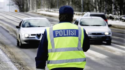 Hastighetsövervakning vid en motorväg
