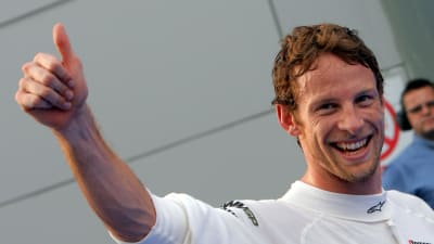 Jenson Button efter segern i Malaysia 2009