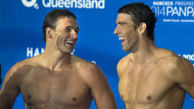Ryan Lochte och Michael Phelps.
