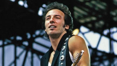 Bruce Springsteen med gitarr
