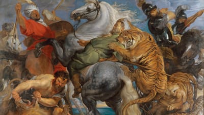 Peter Paul Rubens: Tiger-, lejon- och leopardjakt från 1616