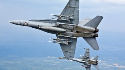 Flygvapnets F-18 Hornet-plan