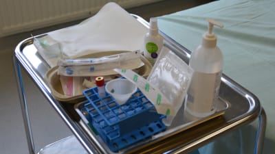 bild från patientrum på Lojo sjukhus