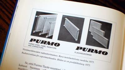 Reklam för Purmo-radiatorer