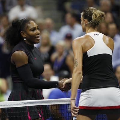 Serena Williams utslagen.