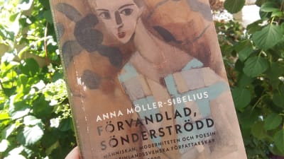 Omslaget till Anna Möller-Sibelius essäsamling "Förvandlad, sönderströdd".