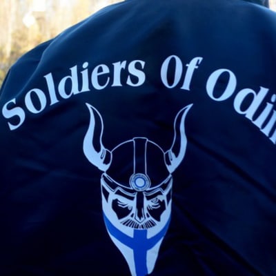 Soldiers of Odin -takin selkämys.