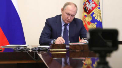 Vladimir Putin höll ett möte med kulturpristagare 